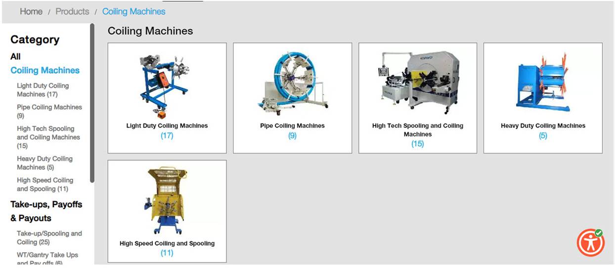 Easy Flowing Sub Categories