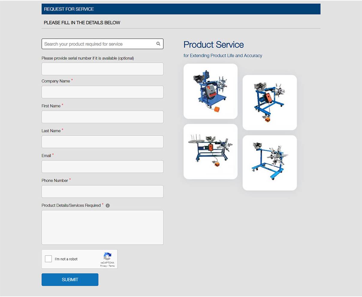 Request for Service - Preview
